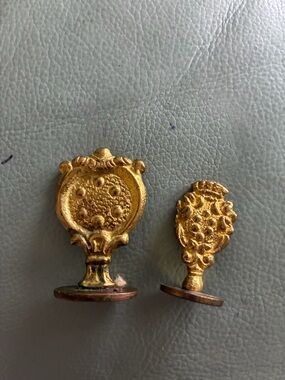 Vintage box and 2 stamp set